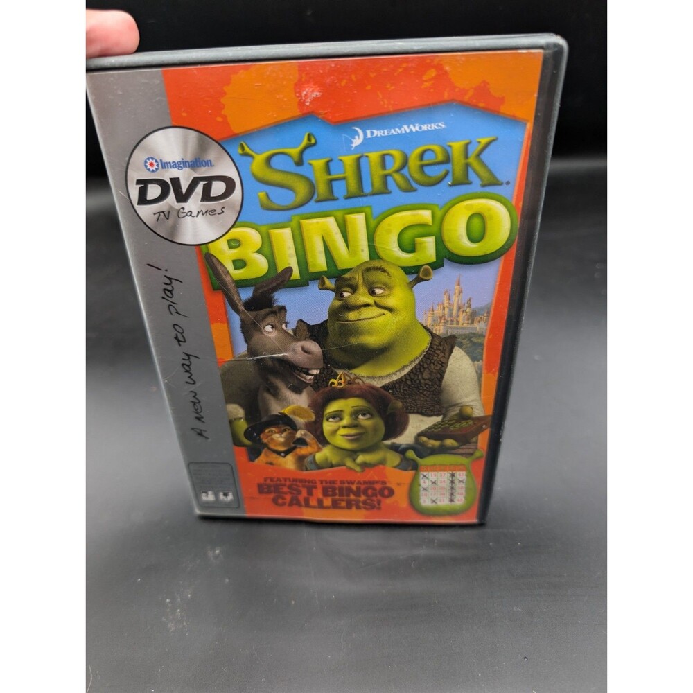 DreamWorks Shrek Bingo Interactive DVD Game Complete Cards Markers Instructions